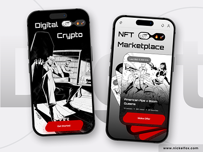 NFT Mobile IOS App android animation app design app interaction artwork collections crypto crypto currency dashboard design interaction interface ios mobile mobile app mobile ui nft nft app ui ux
