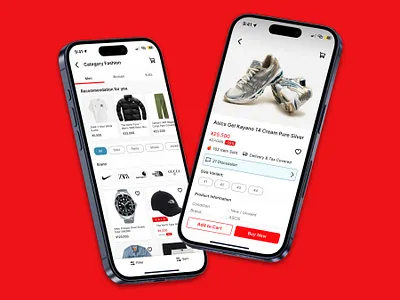E-Commerce Fashion App design ecommerce fashion fashion app mobile app mockup purchase ui user experience user interface ux