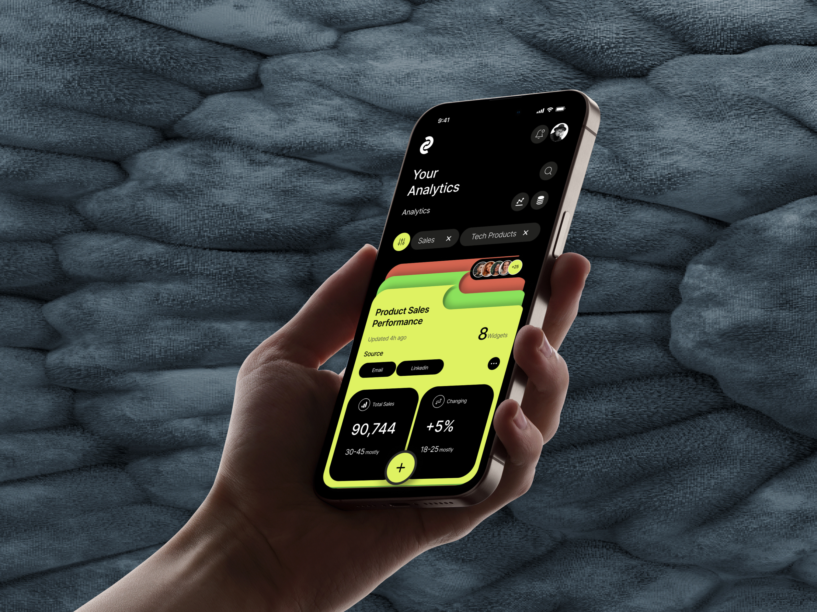 Example of Mobile Mockups (5 Screens)
