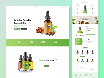 Onxen - Single Product & Landing Page WordPress Theme beauty shop cbd oil cosmetic shop e commerce ecommerce elementor essential oil hemp seeds oil landing page medicine shopify shopify theme single product tailwind css web design web development woocommerce woocommerce theme wordpress wordpress theme