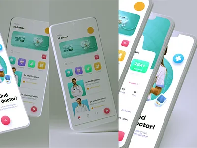 Medical App design app app screen branding doctor graphic design health health care illustration logo madicen ui uiuxdesign user interface