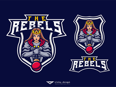 The Rebels Sport Mascot Logo awesome logo branding design esport esport logo esport logo ideas game gaming graphic design illustration logo logo esport logo inspiration logo mascot logo sport mascot logo sport logo sport logo ideas streamer twitch