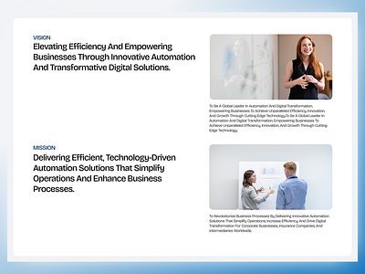 DIGIS Website - Vision Mission Page UI design branding clean design illustration logo minimalist saas ui uidesign ux