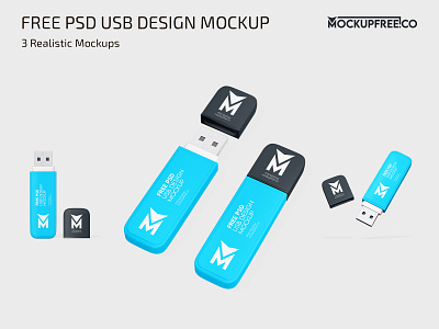 Free USB Design Mockup (PSD) design free freebie mock up mockup mockups photoshop product psd stick template templates usb