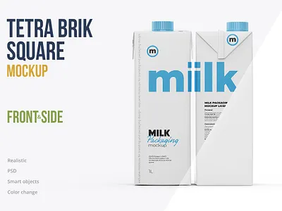 Tetra Brik Square Packaging Mockup ayran cardboard box drink fermented baked milk juice kefir milk milk carton milk packaging milkshake packaging mockup sour cream square packaging mockup tetra brick tetra brik tetra brik square mockup tetra brik square packaging tetra pak wine