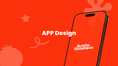 Rotten Tomatoes - Concept App Design app branding graphic design logo mobile ui