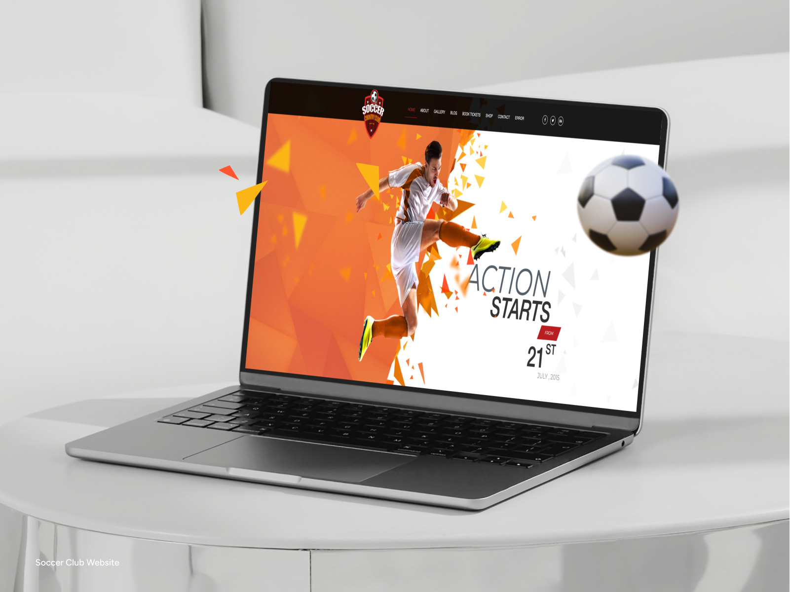Game On: The Ultimate Soccer Club Website! branding creative designinspiration digitaldesign dribbleshots football futbol interaction landing page soccer website sport sportsuiux uidesign uiux uxdesign webdesign website