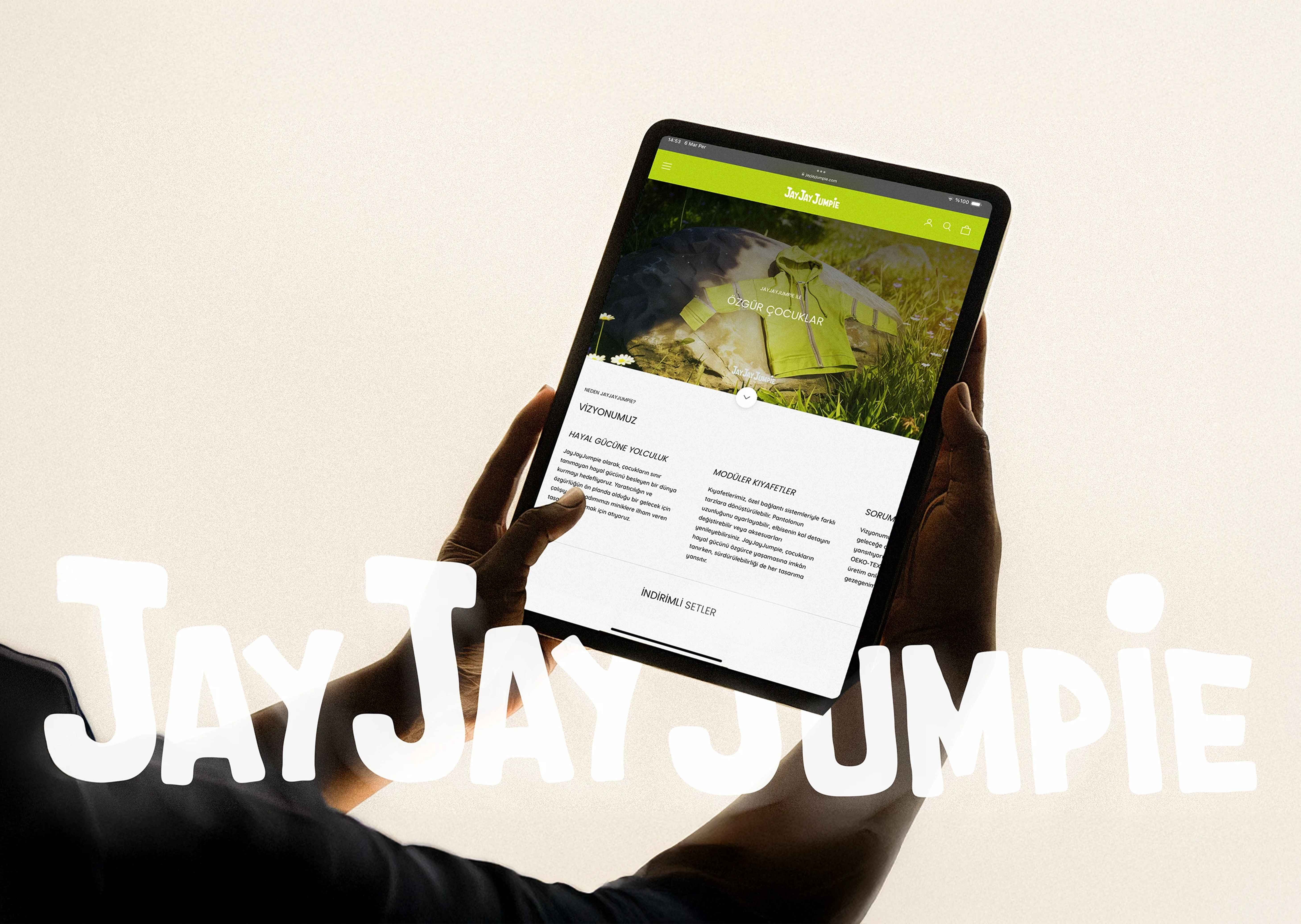 JayJayJumpie branding graphic design ui ui ux visual design web design website