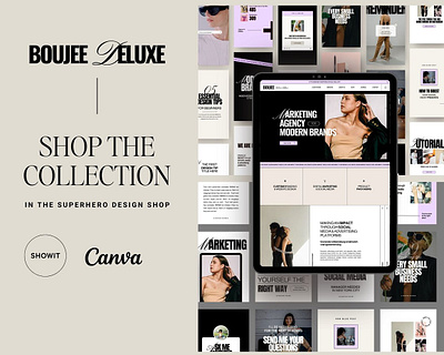 Showit Sales Page Template Boujee landing page sales funnel sales page sales page template sales page template boujee showit showit sales page showit sales page template template boujee