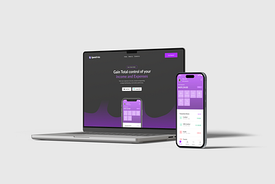 Spendwella - Fintech Landing Page design finance fintech landing page ui uiux ux website