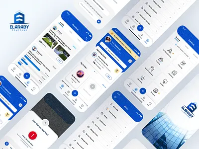 E-Compound & Social Community App app branding circles app community app digital experience graphic design logo mobile smart home social app ui ux