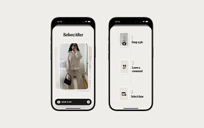 Personal Styling App modal styling ui