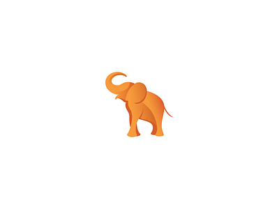 Elephant animal branding elephant graphic design logo nature vector