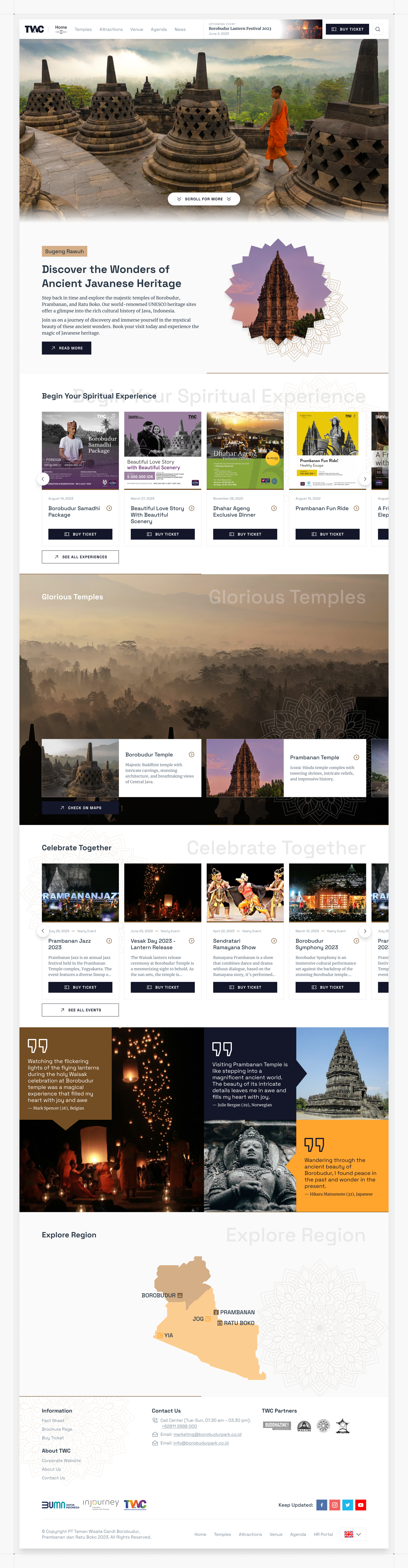 Example of Landing Page Design