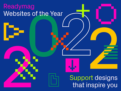 Websites of the Year 2022 animation design readymag web