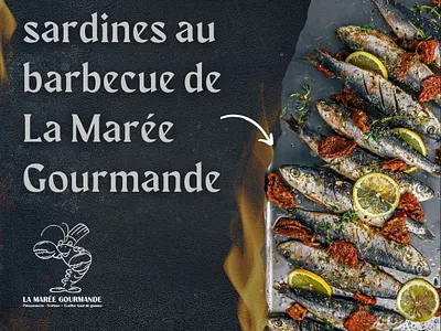 Social media post, La mare gourmande, Brussles, 1 creativedesign