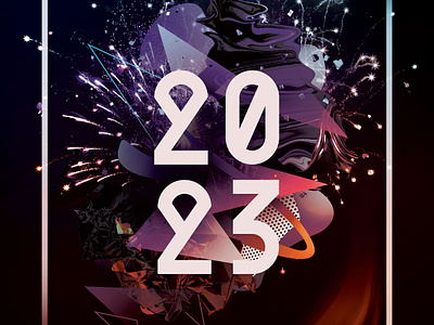 New Year Flyer abstract download envato firework fireworks flyer graphic design graphicriver new year poster psd template