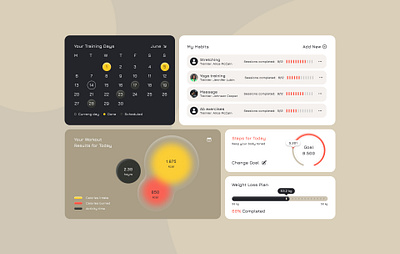 Dashboard for a Sports Platform dashboard for a sports platform ui