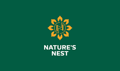 Logo design for Nature’s Nest adobeillustrator adobephotoshop branding design figma graphicdesign illustration inspiration leaves logo logodesign natureinspired sun typography vector