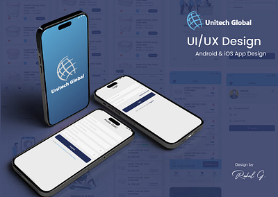 United Global Mobile App UI/UX Design app design branding design graphic design illustration mobile app design ui uiux design ux