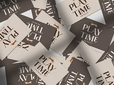 Playtime business card brand identity branding design graphic design illustration logo vector