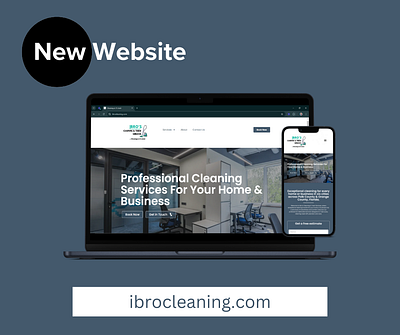 iBRO Cleaning Services branding css design elementor html illustration logo mobile ui web design