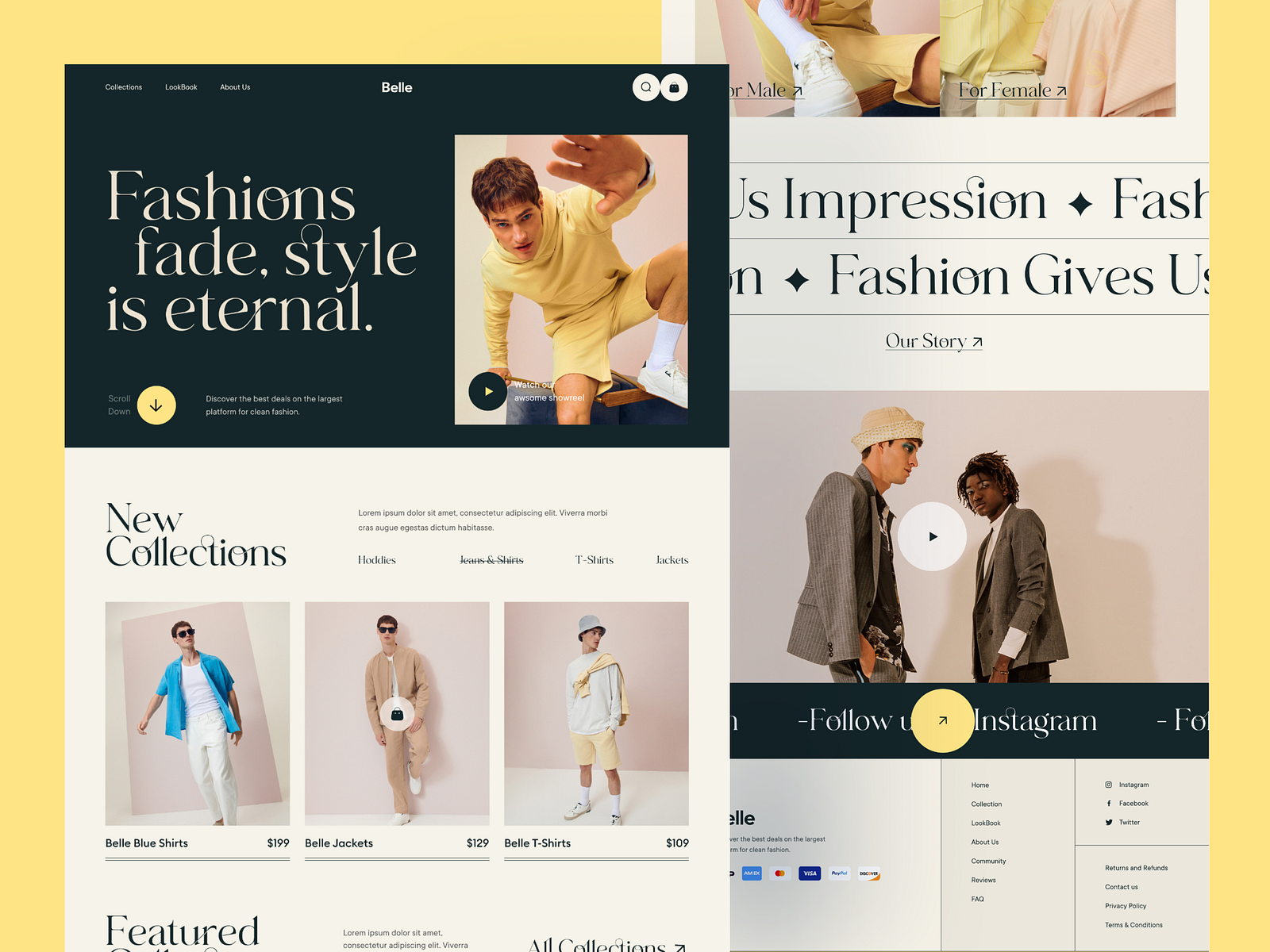 Fashion Website design by Emon🌟 for Onixlab on Dribbble