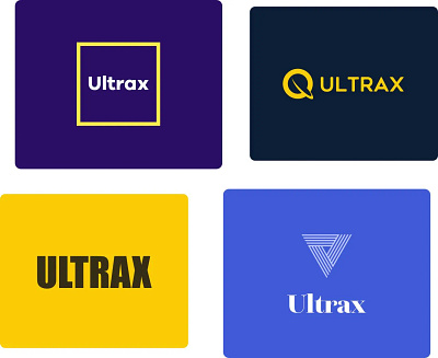 Different Ultrax Logo Designs 3d animation branding creative ui design design different logo designs graphic design illustration logo motion graphics new creative ui ui ultrax logo designs