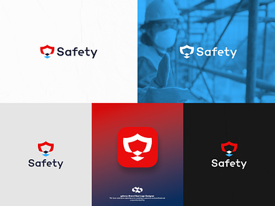 Safety Logo Design antivirus brand branding care company logo design graphic design icon design logo design illustration letter logo logo design potect safe safety safety logo design