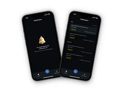 DIGIEX Mobile App - Notification Screen UI design branding clean design fintech illustration insure tech logo minimalist saas ui uidesign ux