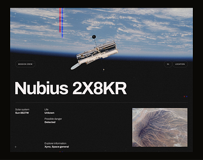 Space Exploration UI branding creativedirection darkui designexperiment exploration fictionalproject futuristic interfacedesign minimalfuturism scifi space typography ui ux web design