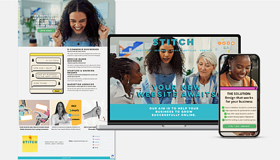 Stitch Website Design branding design graphic design logo website design website development