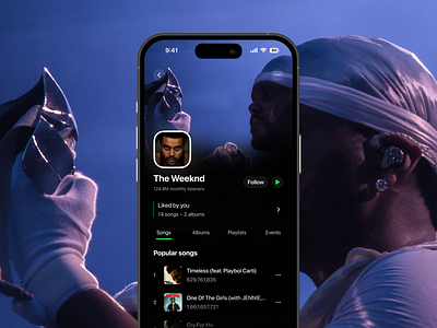 Spotify Redesign app application concept design music product design redesign spotify streaming ui uiux ux web design