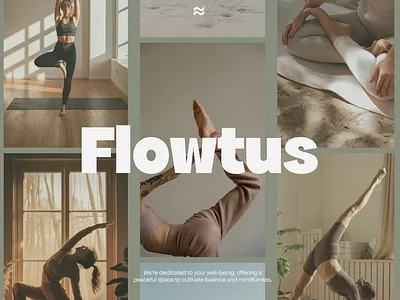 Flowtus Yoga – Webflow Concept concept minimal studio ui design ux webflow website wellness yoga