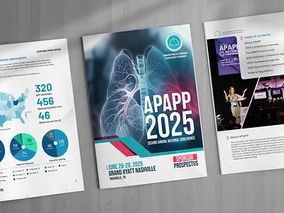 Print Design | Catalogue (Sponsorship Prospectus) annual branding catalogue conference design education event freelancer graphic design healthcare infographic medical prospectus seminar sponsorship