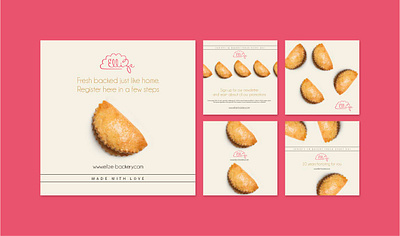 Ellize Bakery branding logo