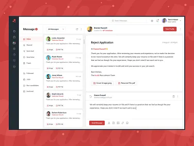 Mailbox Dashboard UI Design clean dashboard dashboard dashboard ui dashboards design inbox uidesign interview dashboard job dashboard light dashboard logo mail mailbox mailbox ui design message dashboard uidesign website