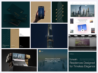 Zood Identity: Where Luxury Meets Innovation branding graphic design logo ui