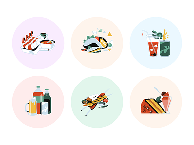 Food Icons for Food Delivery App app icons art branding creative design food food app food delivery service food icon food icon pack food illustration icon icon design icon pack icon set iconography illustration illustrator logo vector