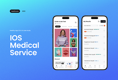 iOS Medical App b2bdesign dashboarddesign designsystem doctorapp dribbbleweeklywarmup healthcare healthtech iosapp labtestapp medicalapp medicaldesign medtech mobileappdesign productdesign saasdesign startupdesign uidesign usability uxdesign uxui