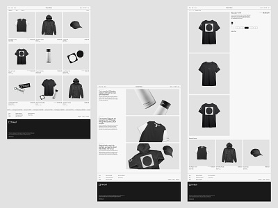 E-commerce: Tinloof merch store apparel black branding design ecommerce grid merch minimal online shop online store store ui ux uxui we development web design webshop white
