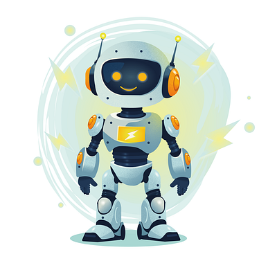 robot illustration illustration vector