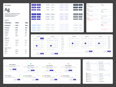 🧩 Components - UI Kit branding design graphic design illustration ui vector web