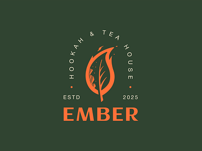 Ember 2025 brand branding charcoal design ember font hookah house identity israel letter lettering logo logotype lounge smoke tea tobacco