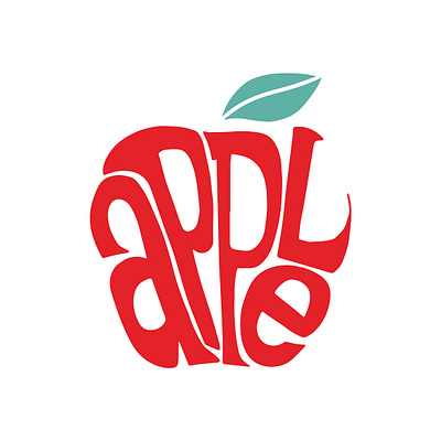 Apple Text Logo