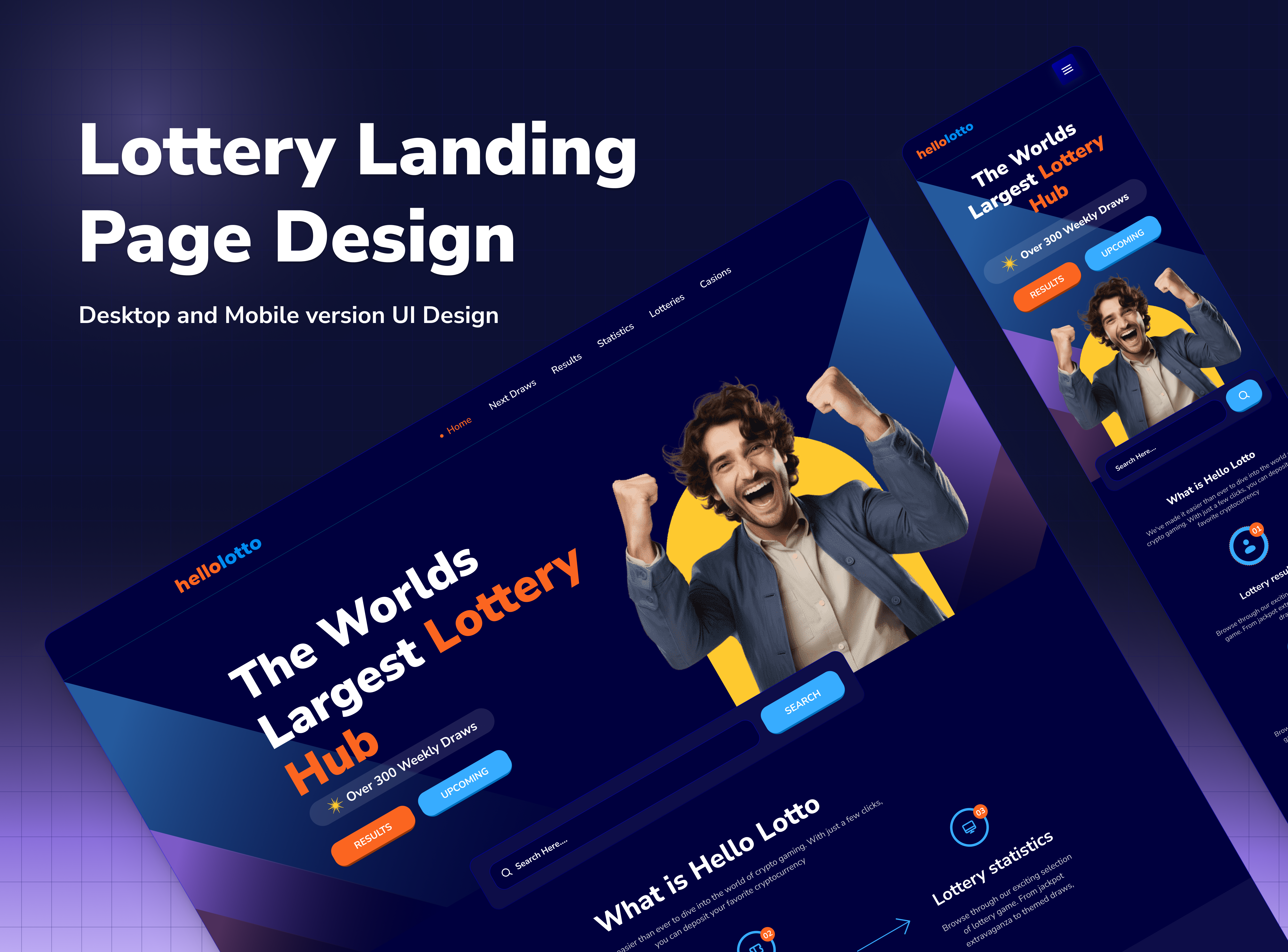 Example of Landing Page UI Design
