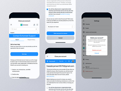 Delete Account Mobile App Ui app delete account delete account app delete account dashboard delete account design delete account details delete account experience delete account interface delete account mobile delete account option delete account page delete account screen delete account setting delete account ui delete account view delete account widget design mobile screen ui