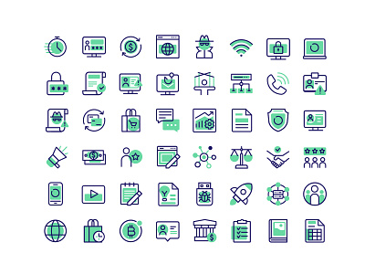 Outseer - icons icon icons illustration ui vector