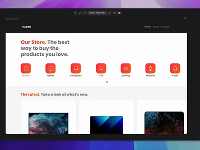 Store Website - Blocs Website Builder ecommerce modern shop store ui web design website