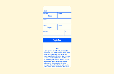 Simple Form UI